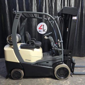 2017 Crown C5, 5000 Lbs, 4-Stage Mast 258”, LPG Forklift
