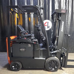 2023 Doosan BC25S-7 With 2023 Battery, 4300 LB, 3-Stage Mast 189”, Electric Sit-down Forklift